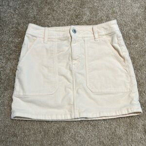 American Eagle High-waisted corduroy mini skirt